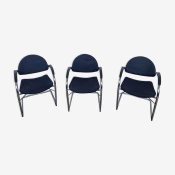 Trio of Vitra armchairs