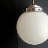 Mid century modern ceiling lamp 40s pendant glass ball