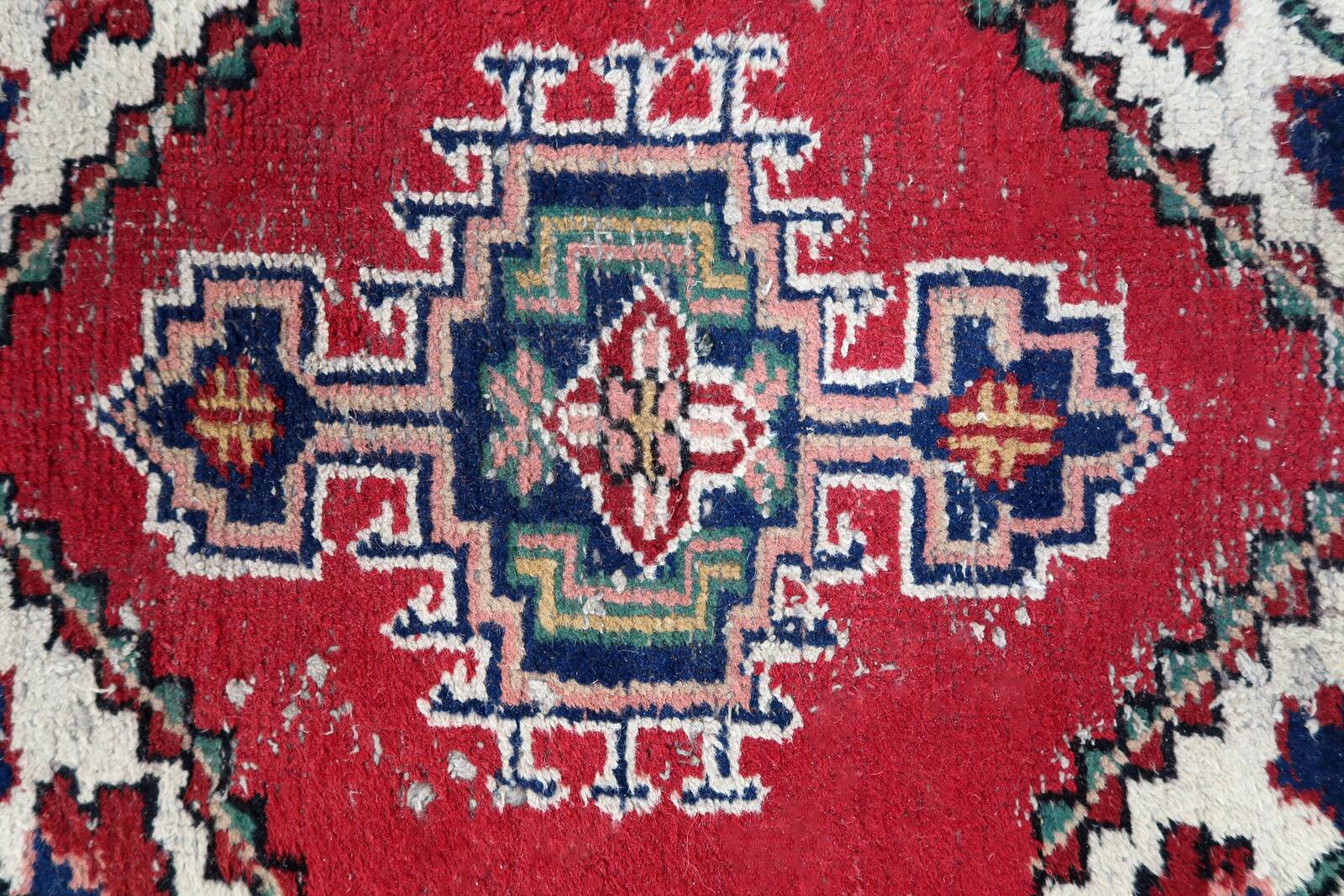 Tapis Vintage Hamadan en Laine (65cm x 89cm), Années 1970