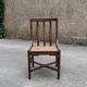 Office chair Mc Guire in bamboo and seat in cannage