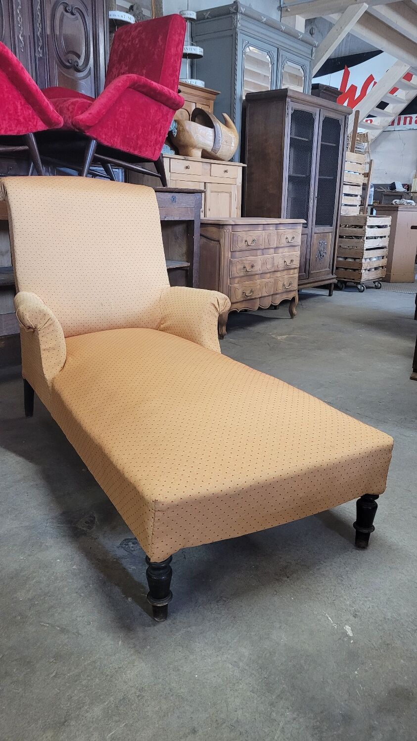 Napoleon III period daybed, 19th century