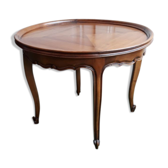 Louis XV-style solid cherry coffee table early 20th century