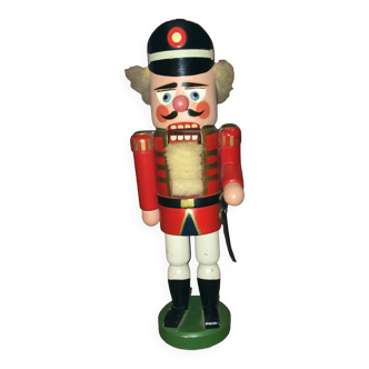 Vintage wooden nutcracker - Soldier wooden figurine