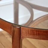 Scandinavian coffee table vintage teak Nathan