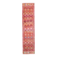 Tapis Couloir Turc Géométrique, Tapis Tribal Vintage, 87x366 Cm
