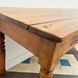 Walnut farm table 19th century