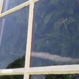 Lot of 4 oak windows H141xL112/117cm old small panes