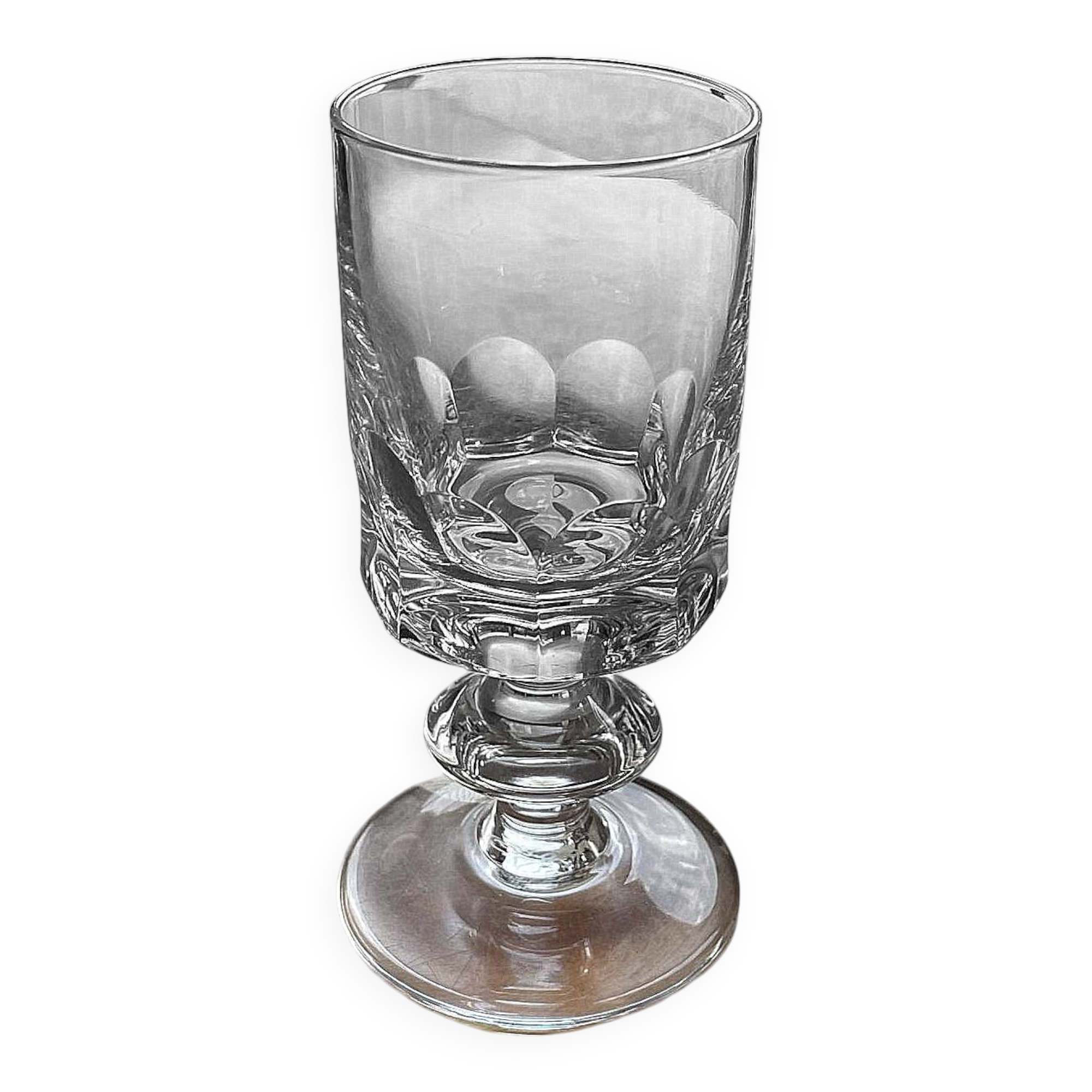 Port glass in crystal, Bayel
