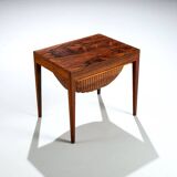 Severin Hansen sewing table in rosewood Haslev Denmark 1960