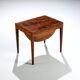 Table d'appoint, de couture en palissandre par Severin Hansen pour Haslev, Danemark 1960