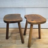 Stool wood tripod