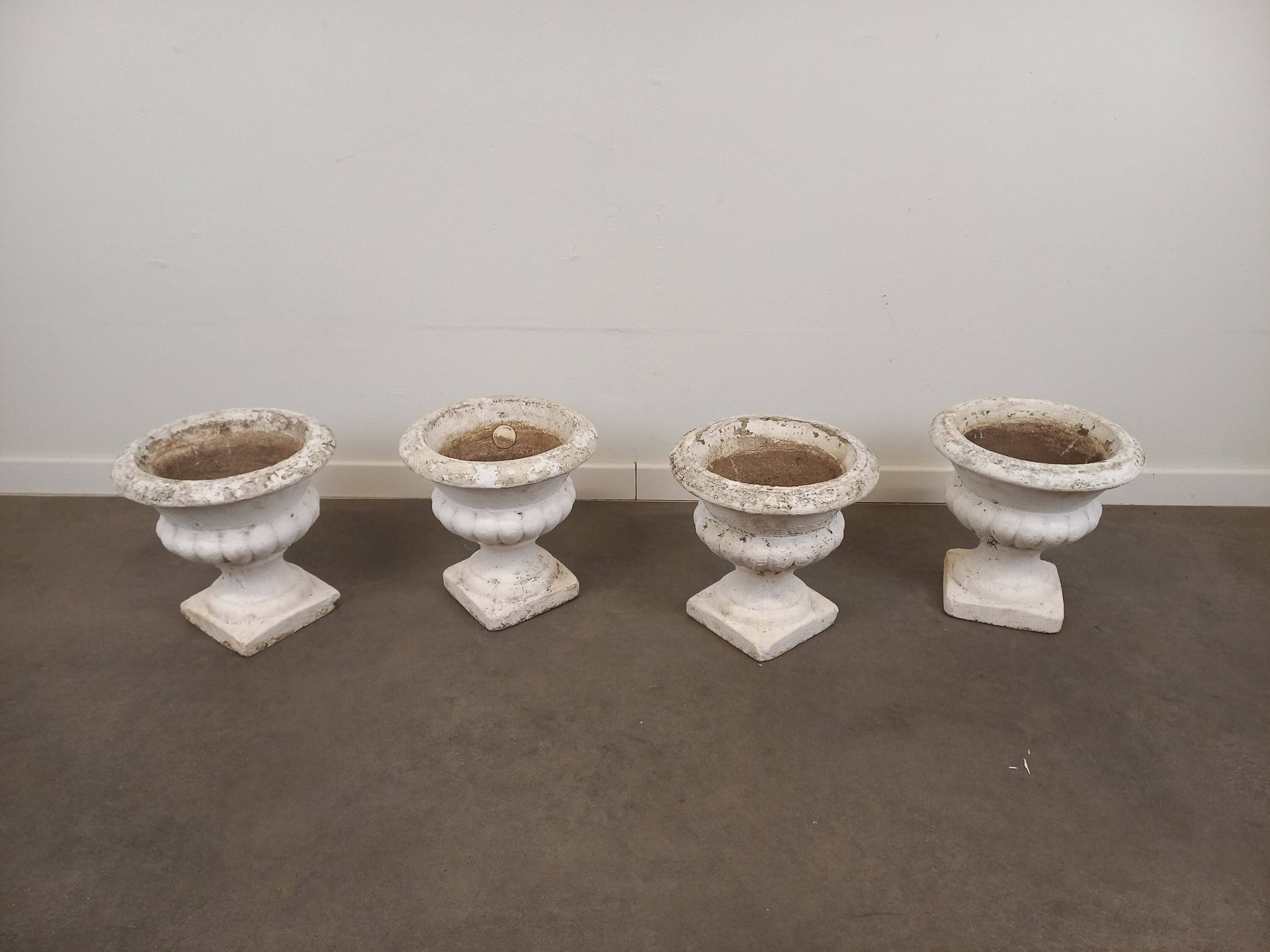 Medici Concrete Planters, Set of 4