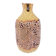 Glazed stoneware single-stem vase, handmade ceramic