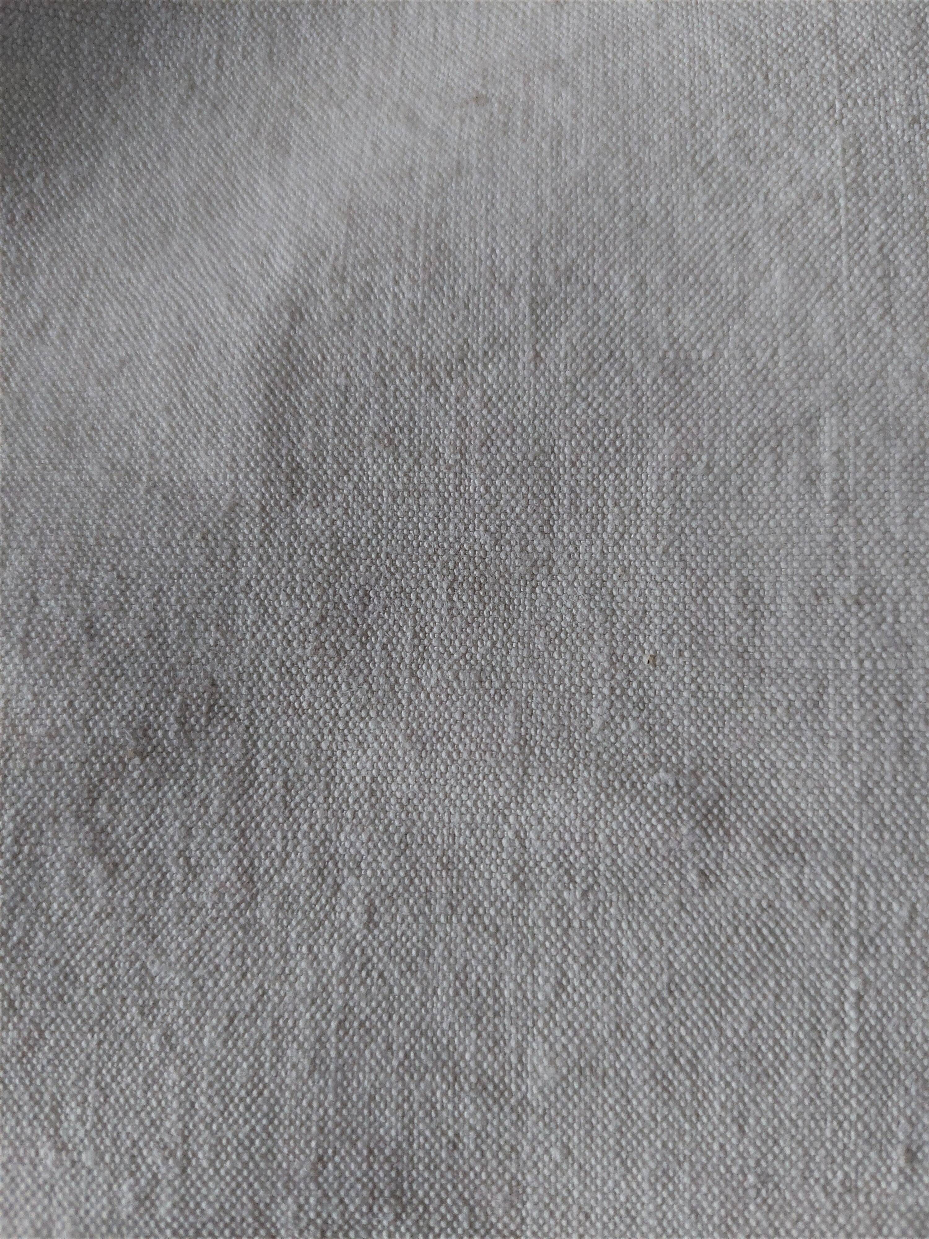 Old sheet embroidered monogram red, 205x230 cm