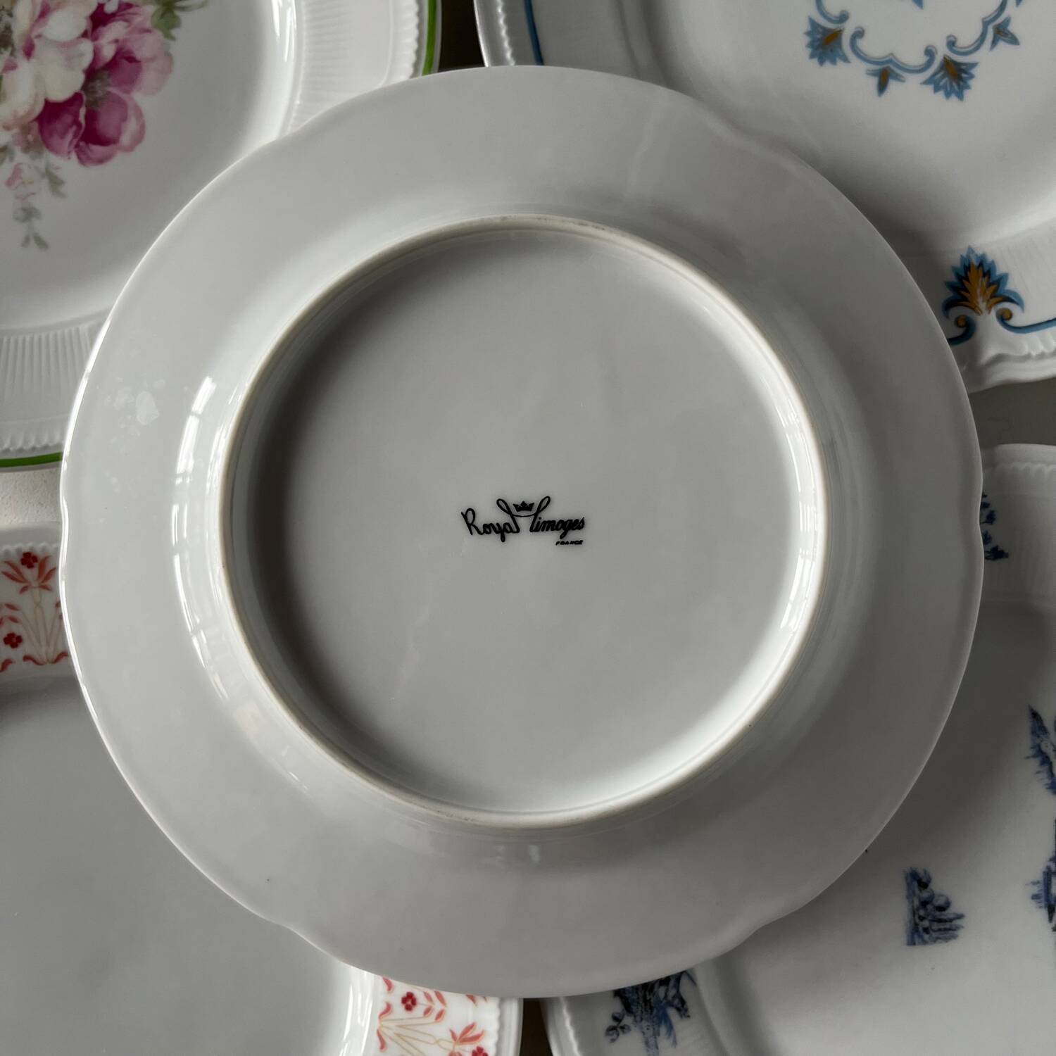 Limoges porcelain dessert plates
