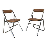 Pair of vintage Soudexvinyl chairs