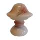 Table lamp in white opaline glass with coloured decorations