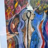 Signed contemporary painting