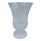 Vase en cristal ciselé