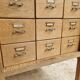 Antique roller shutter cabinet oak chest of drawers