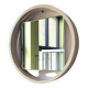White ‘DZ84’ mirror by Benno Premsela for ‘t Spectrum, The Netherlands 1950's