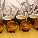 Set of 7 bear head bowls