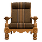 Danish high back lounge chair