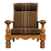 Danish high back lounge chair
