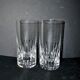 Saint-louis set of 2 juice or whisky long drink glasses avignon in cut crystal for bar