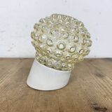 Applique murale vintage en porcelaine blanche, années 1970