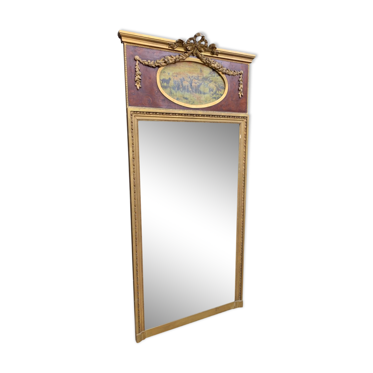 Overmantel mirror