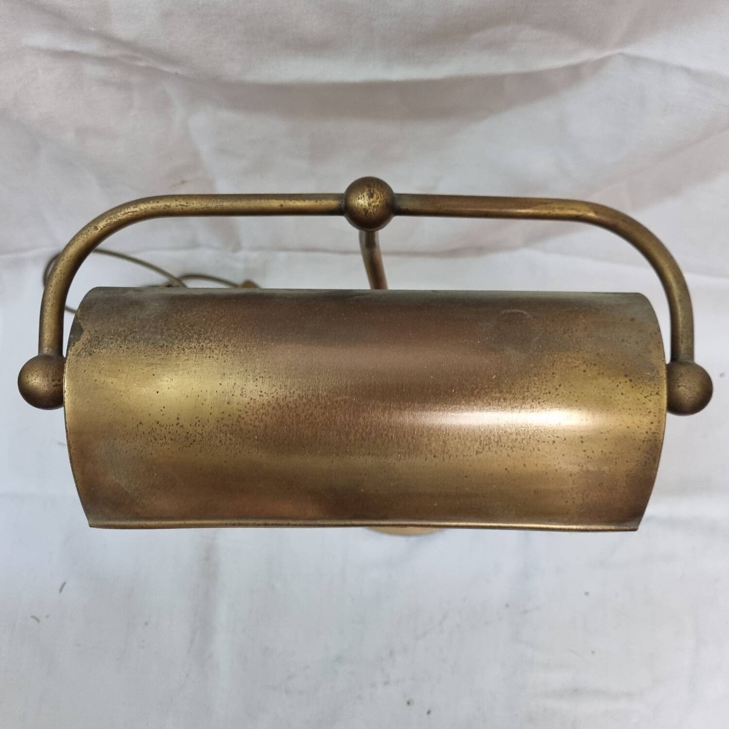 Brass notary and banker lamp