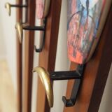 Teak hanger, Danish design, 1970s, production: Denmark