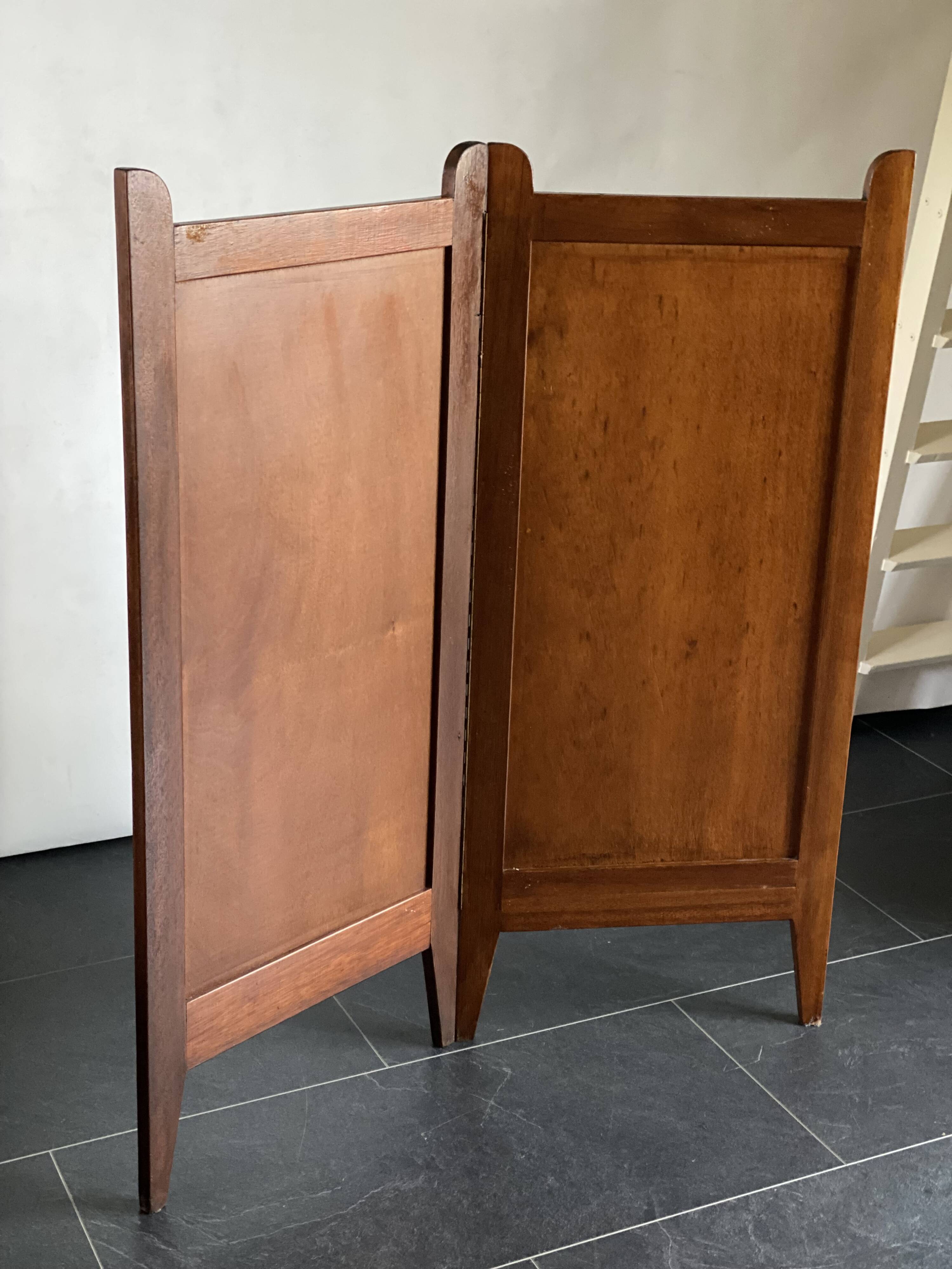 Paravent vintage en chêne