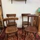 Old bistro chairs