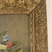 Nature morte aux fleurs sauvages, signée, milieu XX siècle