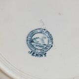 1 flat plate Terre de Fer Saint Amand Nord model Jenny