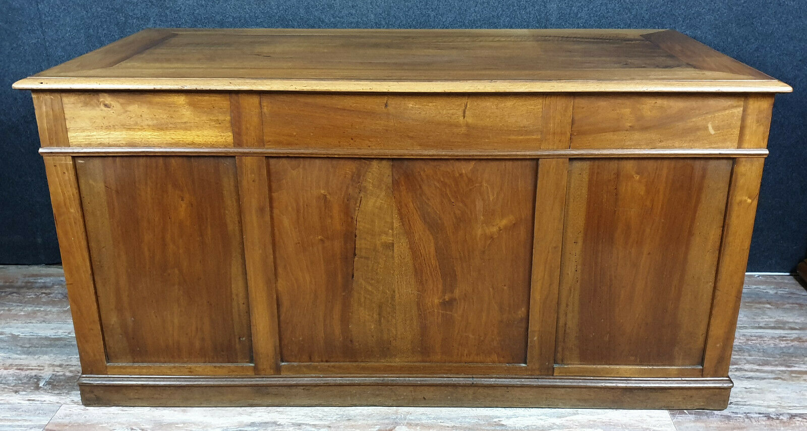 Office Napoleon III era in solid walnut
