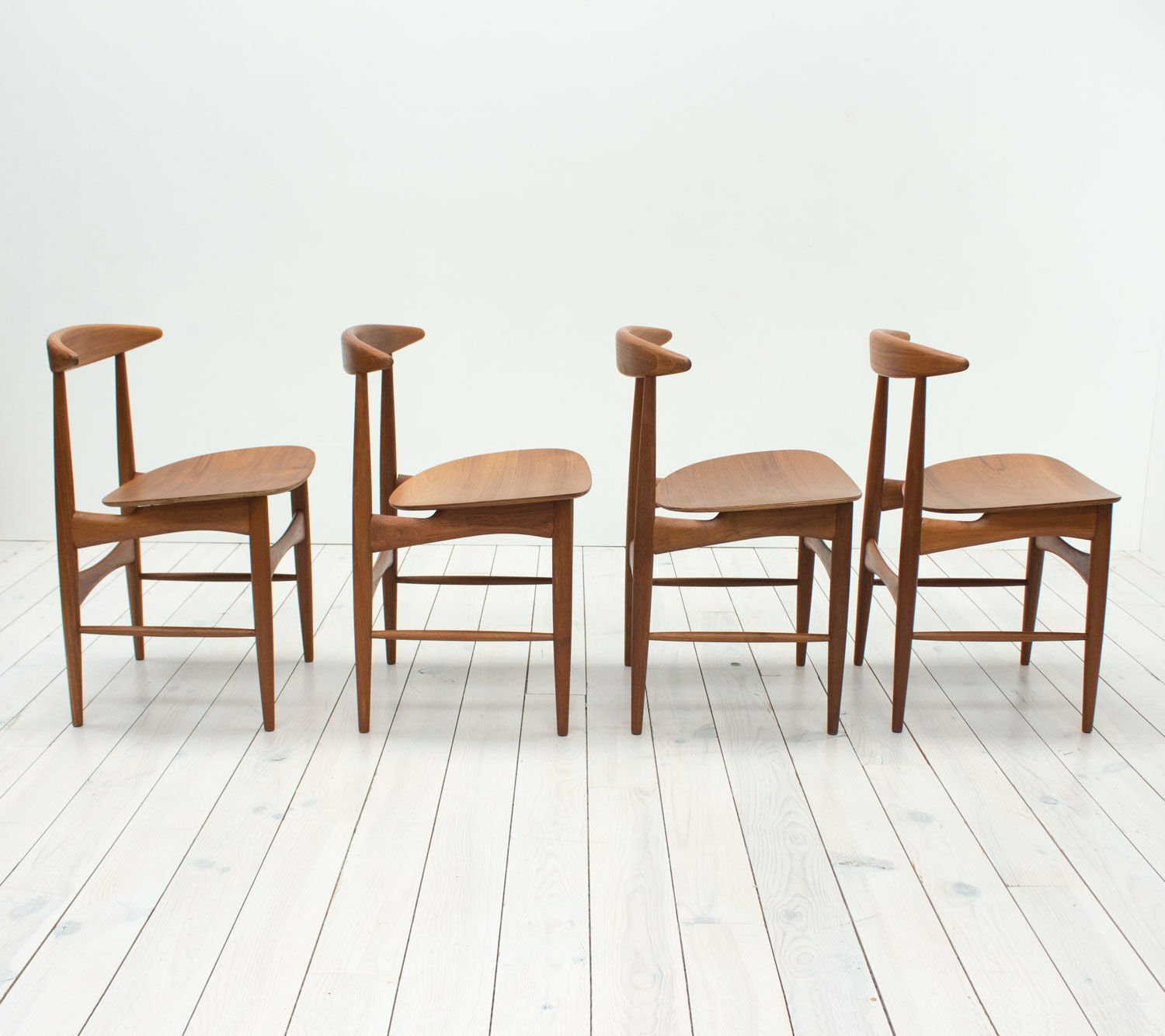 Danish Teak Dining Chairs by Mogens Kold, 1960s