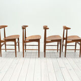 Chaises en teck par Mogens Kold, années 1960