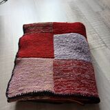 Patchwork wool blanket