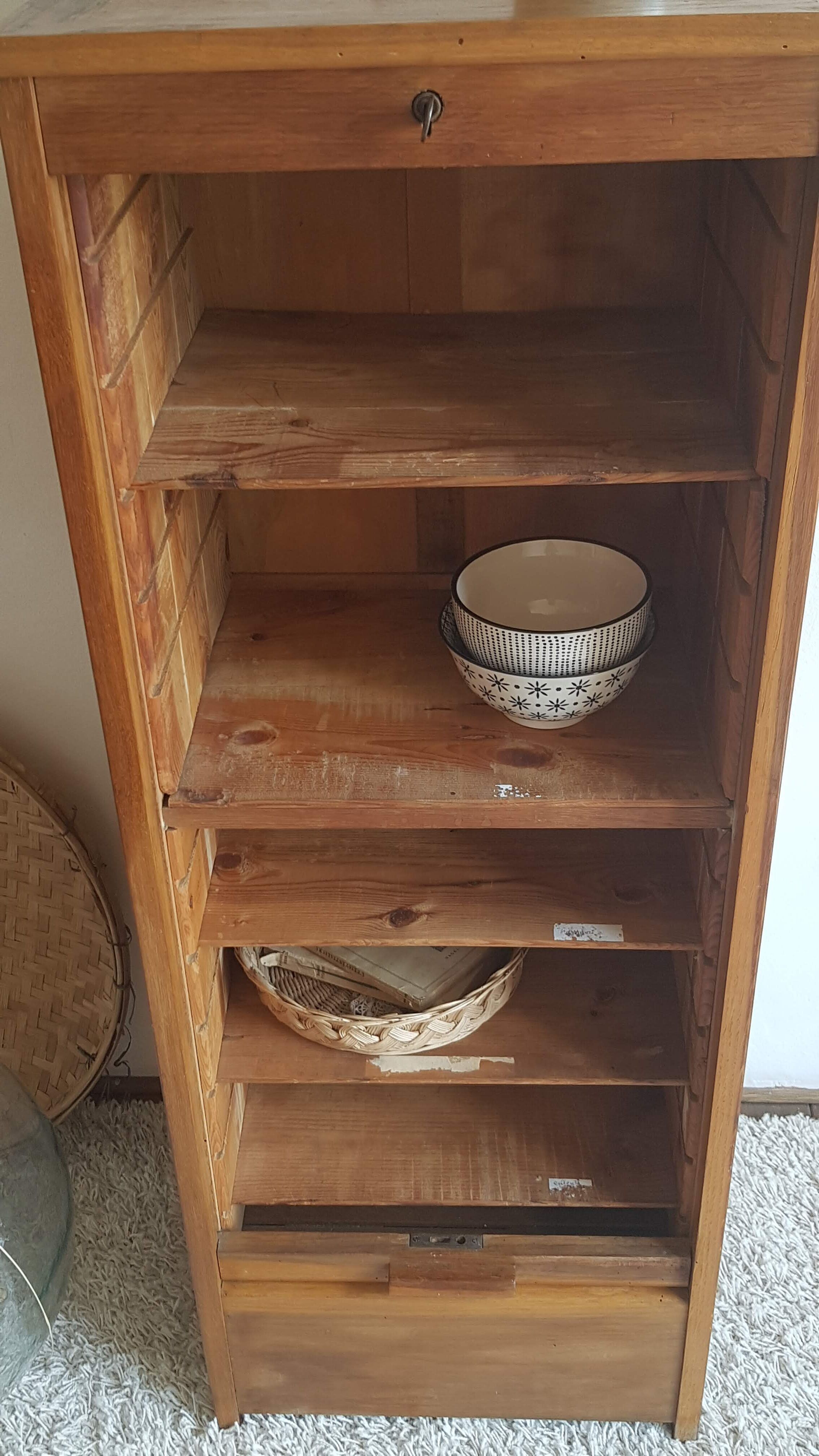 Vintage curtain binder