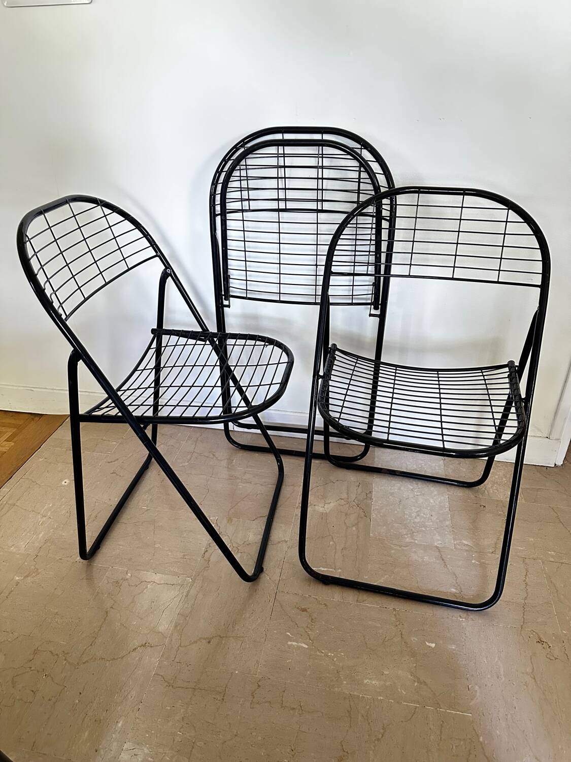 Vintage folding chairs Niels Gammelgaard