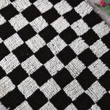 2x10 Checkered Moroccan Runner Rug 70x302Cm SK 242433