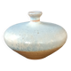 Glacier blue stoneware spherical ceramic Antonio Lampecco vintage
