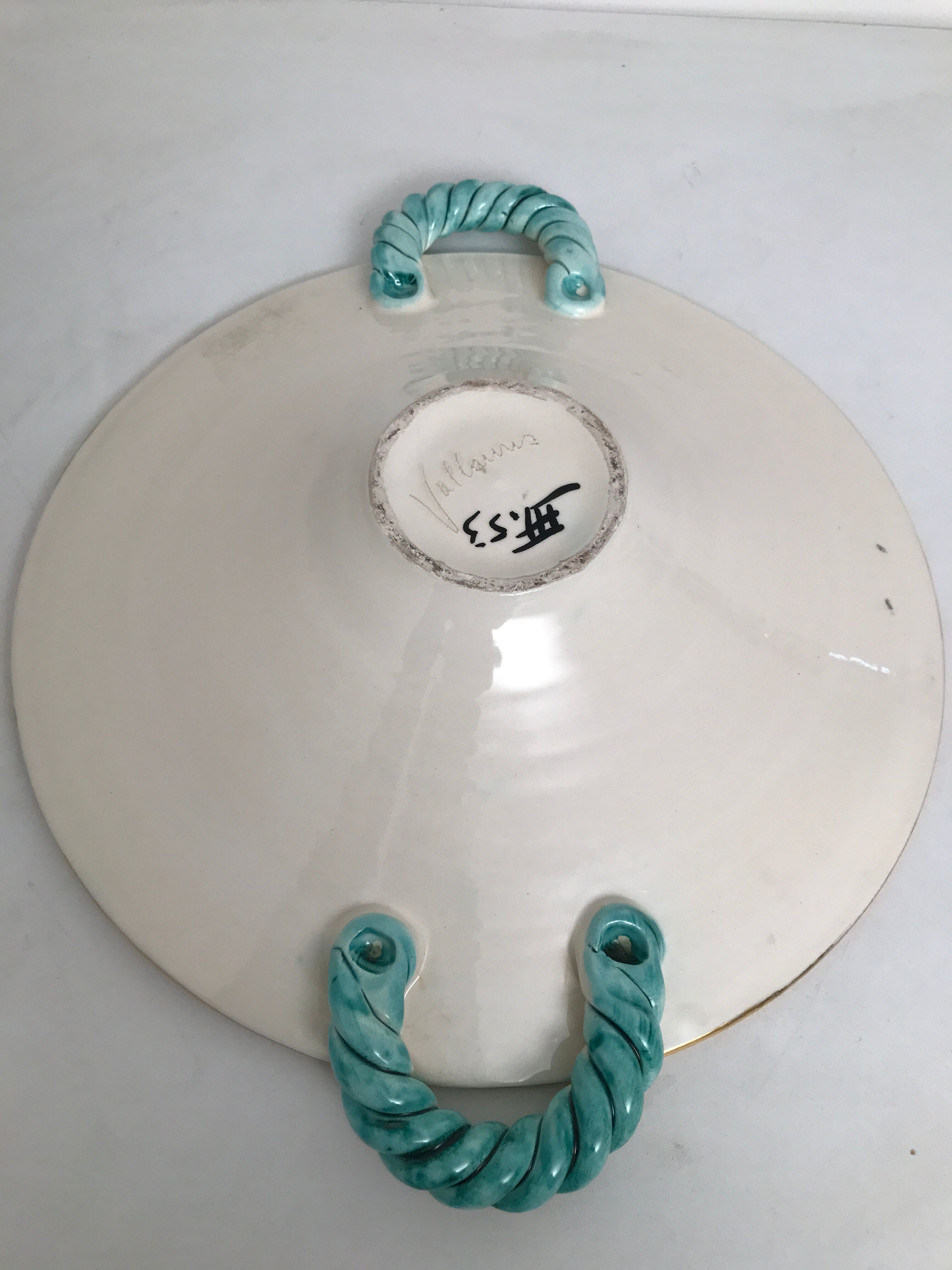 Vintage Vallauris fruit cup