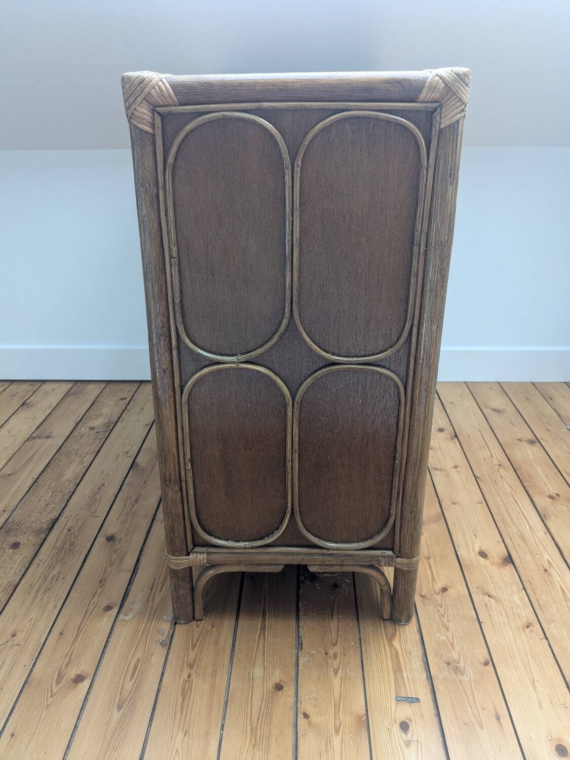 Rattan and cane sideboard