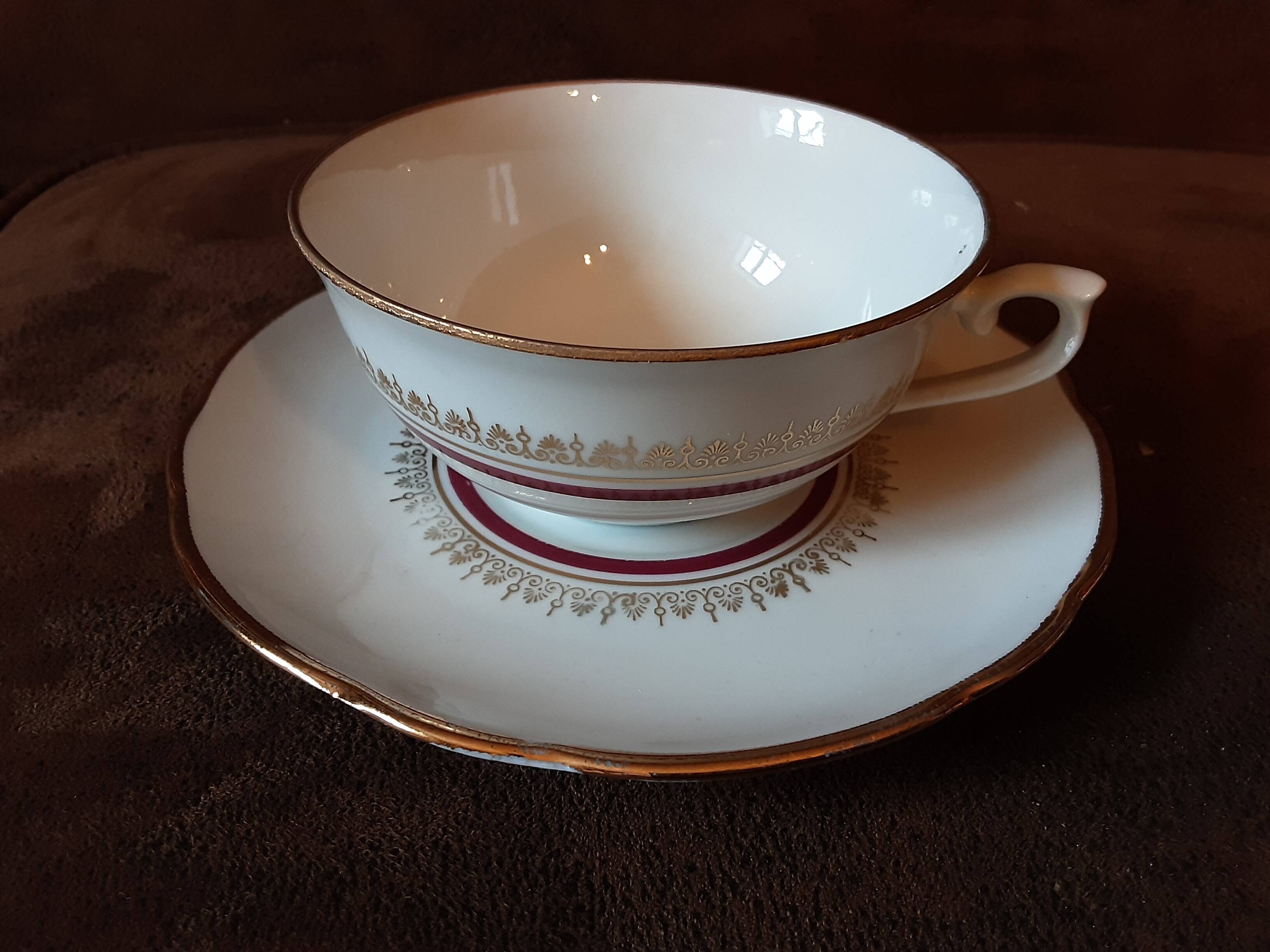 Ensemble à café F D véritable porcelaine