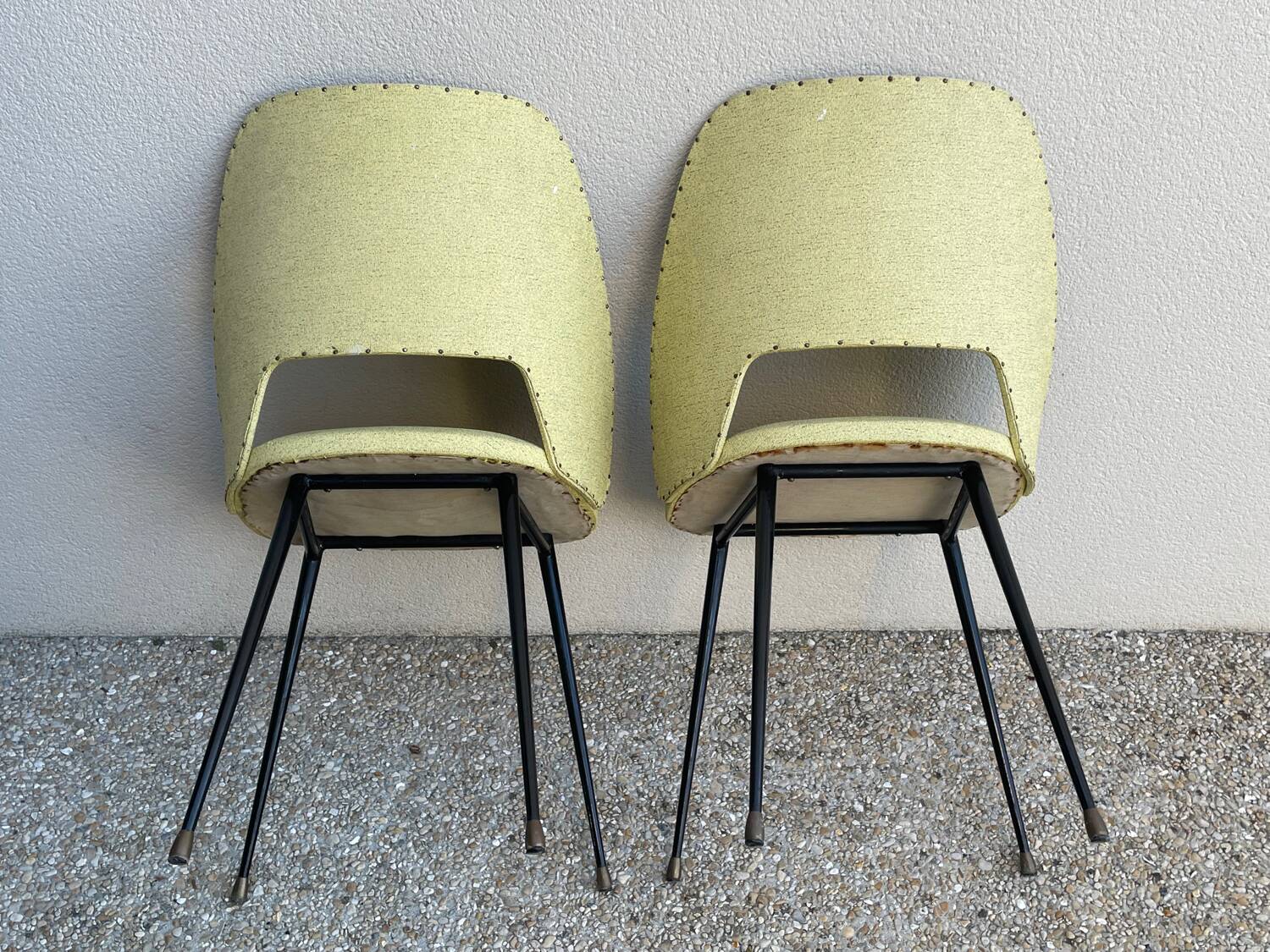Pair of Achille Decomère chairs
