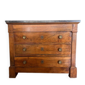commode ancienne en noyer